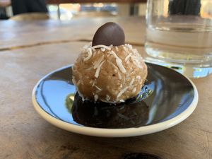 Peanut butter ball at Captain + Stoker in Monterey
