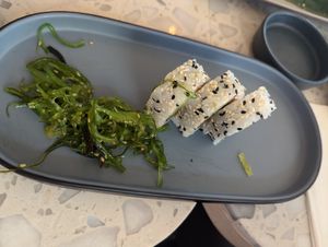 Vegan sushi at Tsugoi in Panama City