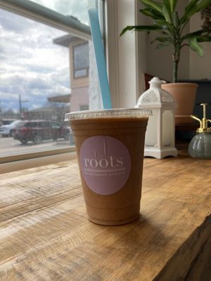  at Roots Juice in Eagle River