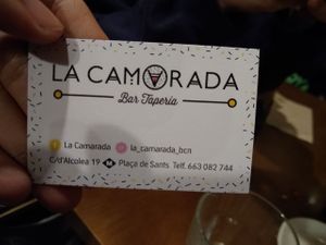 Targeta at La Camarada in Barcelona