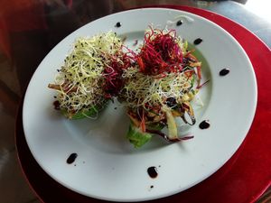 Calabacín relleno delicioso at Joapira in El Hierro