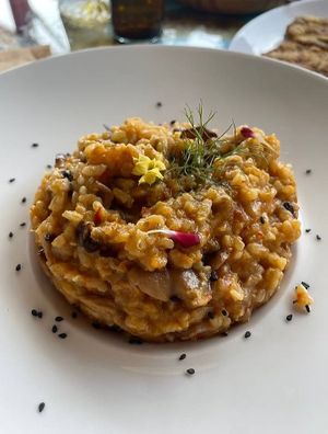 Risotto vegano con shiitake at Joapira in El Hierro