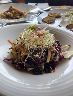 Timbales de verduras salteadas at Joapira in El Hierro
