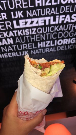 Çigköfte Wrap  at Cigköftem in Rotterdam