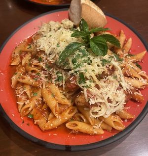 Vegan chicken parm!  at The Brick in Hoboken