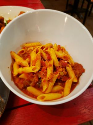 Beyond Bolognese-- so flavourful! at The Brick in Hoboken