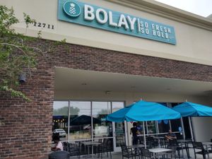 Outside at Bolay in Orlando