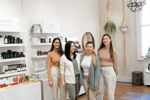 Your kind & knowledgeable Natural Beauty Advisors at One Fine Secret. at One Fine Secret in South Yarra