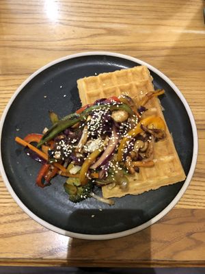 stir fry  at The Waffle House in Norwich