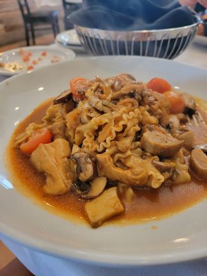 mafalde ai profumi di bosco at Italianissimo Trattoria in Chula Vista