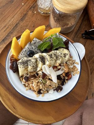 Açaí bowl  at Cookies Cafe in Koh Phangan