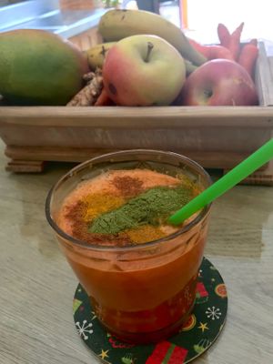Healthy organic drinks at VeGaia - La Abuela Vegana in Alpedrete