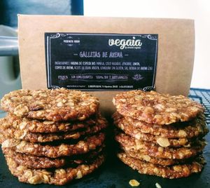 Galletitas de avena de coco con azúcar de coco￼ at VeGaia - La Abuela Vegana in Alpedrete