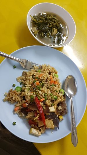 My breakfast at Green Jades Vegan in Chiang Mai