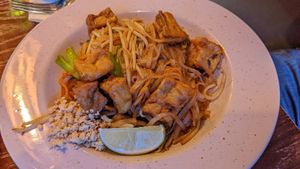 Pad Thai with tofu at Lime Leaf in Basingstoke