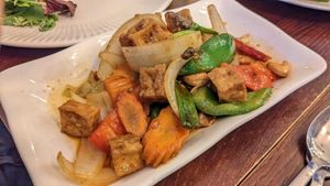 Pad cashew nut (tofu version) at Lime Leaf in Basingstoke