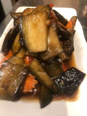 Aubergine pad cha at Lime Leaf in Basingstoke