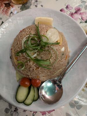Veg fried ricd at Mali Thai in Bendigo