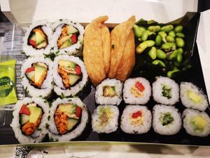 Yasai Roll Set at Wasabi - Paddington Station in West London