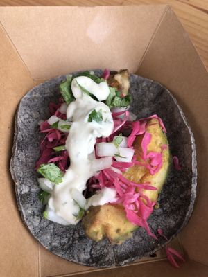 Avocado taco at Renegade Taco in Garden Grove