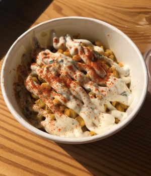 They will veganize corn on request  at Renegade Taco in Garden Grove