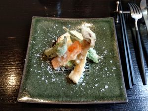 Tempura time at Bissoh in Beaune