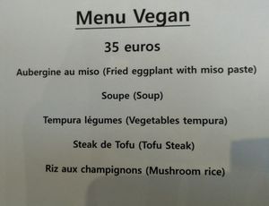 Set menu. We received different dishes but they were good too! at Bissoh in Beaune