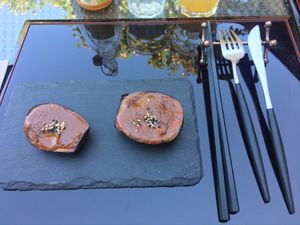 Miso eggplant  at Bissoh in Beaune