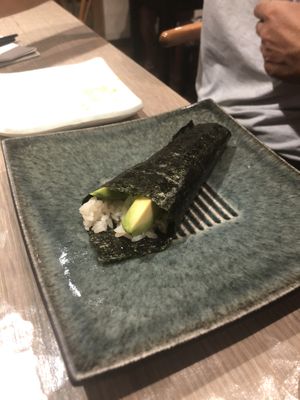 Not on menu but asked for it: avocado onigiri at Bissoh in Beaune