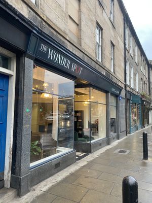 Outside at The Wonder Spot in Edinburgh