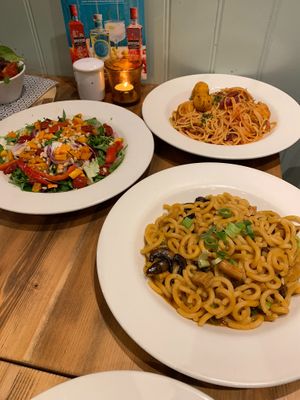 Vegan main courses at Bella Italia in Stratford-upon-avon