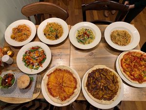 Vegan main courses at Bella Italia in Stratford-upon-avon