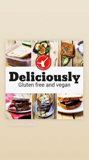 Our amazing bakers bake all of our gluten-free bread in their dedicated gf vegan bakery! Check them out!  at Tom's Diner in Banbury
