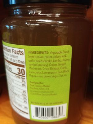 Pho ingredients at New Seasons Market in San Jose