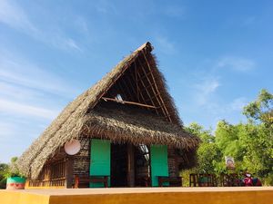 Tea Hut Sadhana Forest  at Tea Hut at Sadhana Forest in Auroville
