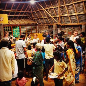 Tea Hut Sadhana Forest  at Tea Hut at Sadhana Forest in Auroville