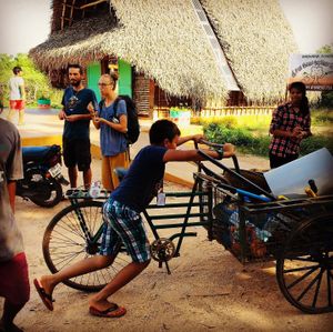 Tea Hut Sadhana Forest  at Tea Hut at Sadhana Forest in Auroville