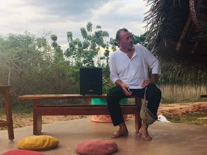 Tea Hut Sadhana Forest  at Tea Hut at Sadhana Forest in Auroville