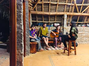 Tea Hut Sadhana Forest  at Tea Hut at Sadhana Forest in Auroville