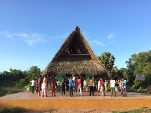 Tea Hut Sadhana Forest  at Tea Hut at Sadhana Forest in Auroville