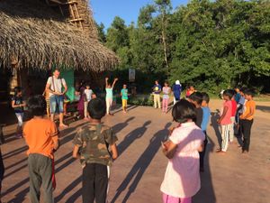 Tea Hut Sadhana Forest  at Tea Hut at Sadhana Forest in Auroville