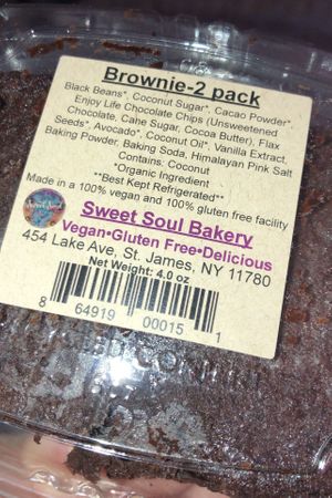 Brownie  at Sweet Soul Bakery in St James