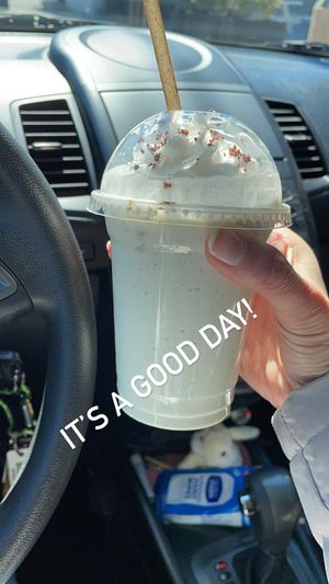 “Shamrock shake”  at Sweet Soul Bakery in St James