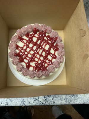 My birthday cake  at Sweet Soul Bakery in St James