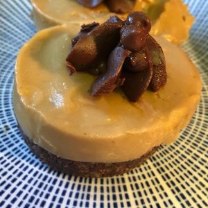 Mini cheesecakes would have been perfectly lovely had they not spent the afternoon in my car before I ate them. at Sweet Soul Bakery in St James