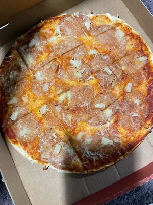 Vegan Hawaiian Pizzaa  at ZigZag Pizzeria in Modbury