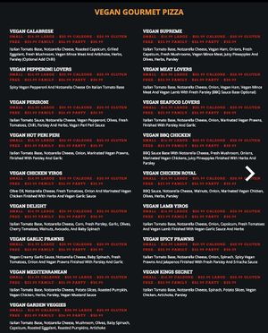 Gourmet pizza at ZigZag Pizzeria in Modbury