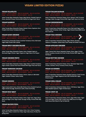 Limited edition at ZigZag Pizzeria in Modbury