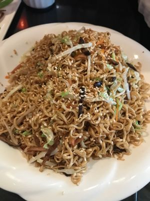 Very tasty noodles, definite try it. at Shan Ding Dong Ren - Caveman Vegetarian Teahouse in Dongguan