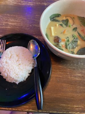 Thai green curry  at CRAFT Bistro in Surat Thani